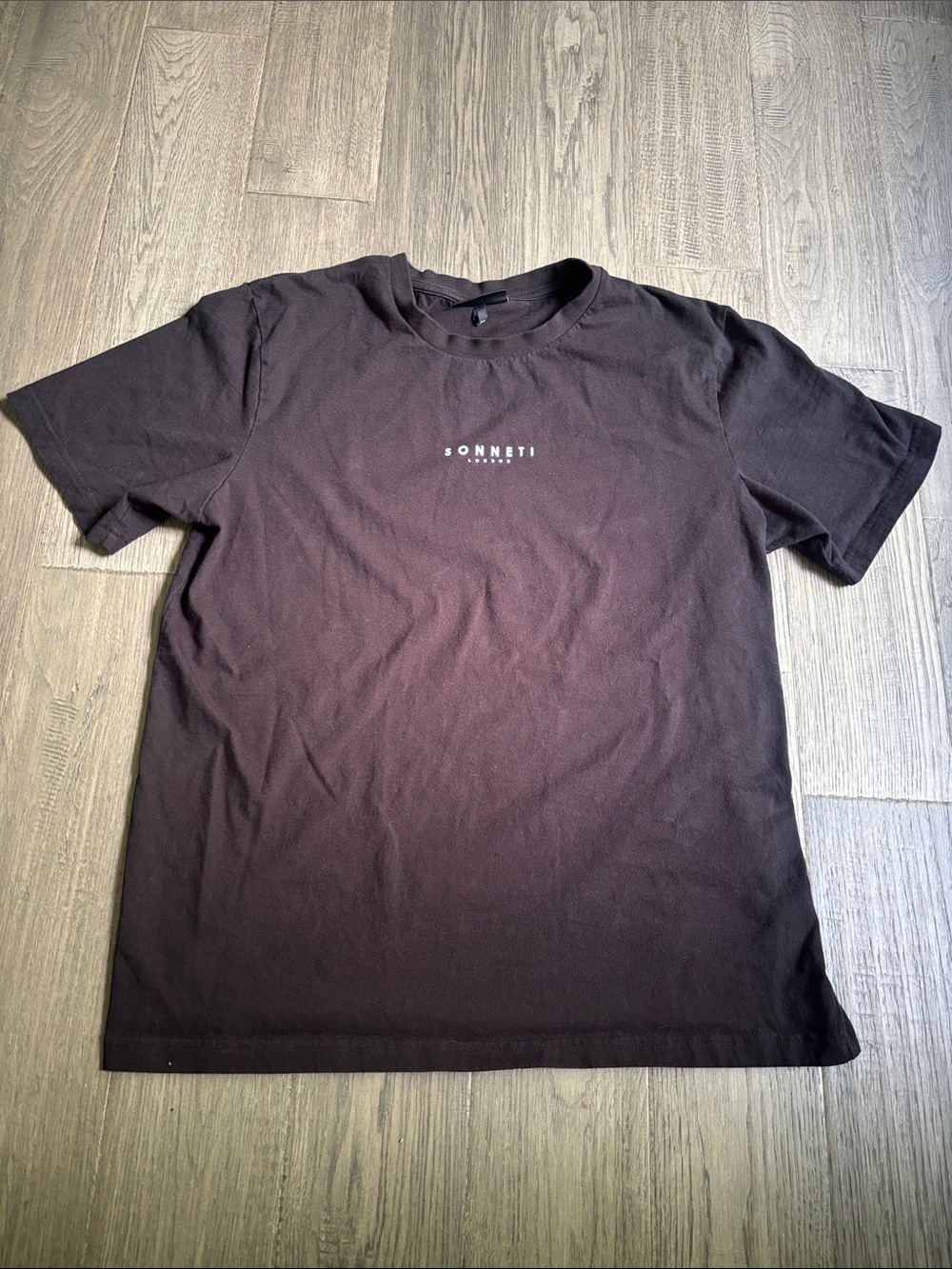 Sonneti London | Black Short Sleeve Crewneck T-Shirt 100% Cotton XL